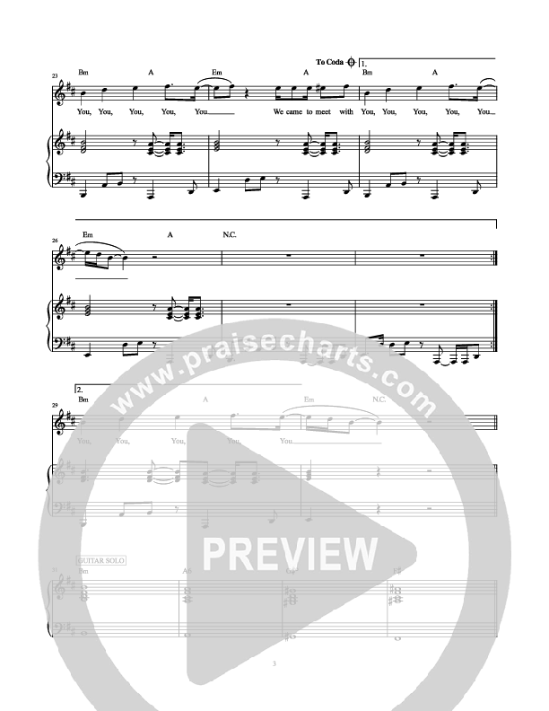 We Came to Meet With You Piano/Vocal (Hillsong Kids)