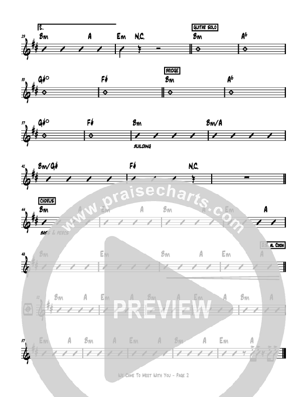 We Came to Meet With You Rhythm Chart (Hillsong Kids)