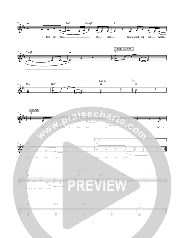 You Know Me Lead Sheet (Hillsong Kids)