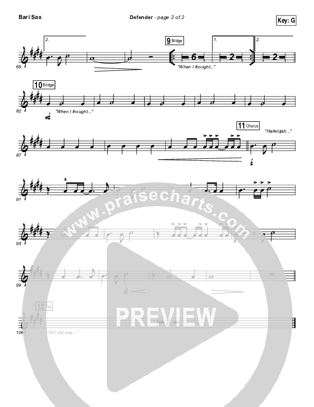 Defender Bari Sax (Francesca Battistelli)