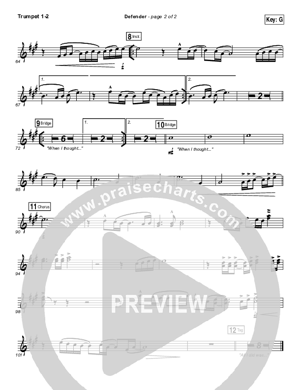 Defender Trumpet 1,2 (Francesca Battistelli)