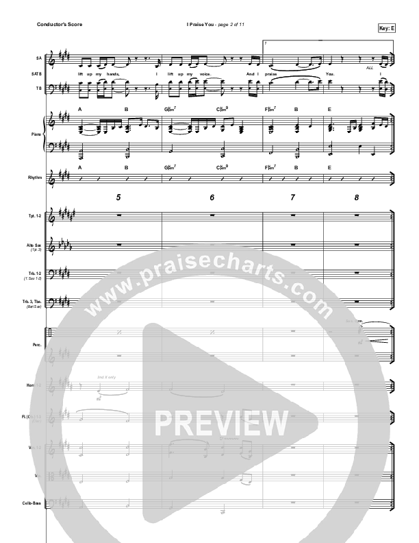 I Praise You Orchestration (BJ Putnam)