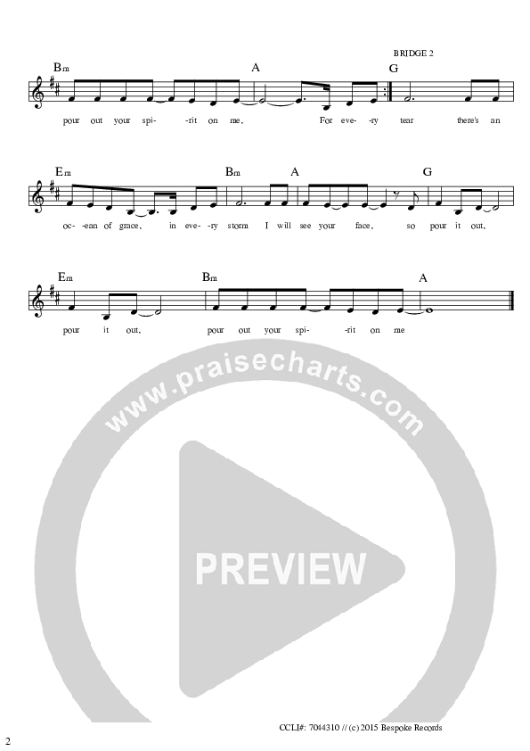 End Of Me Lead Sheet (Tom Smith)