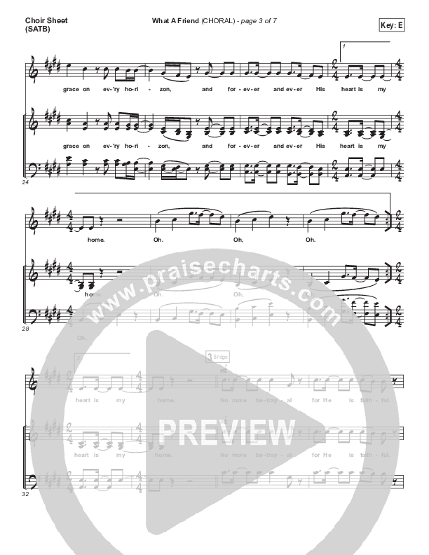 What A Friend (Choral Anthem SATB) Choir Vocals (SATB) (Matt Maher / Arr. Luke Gambill)