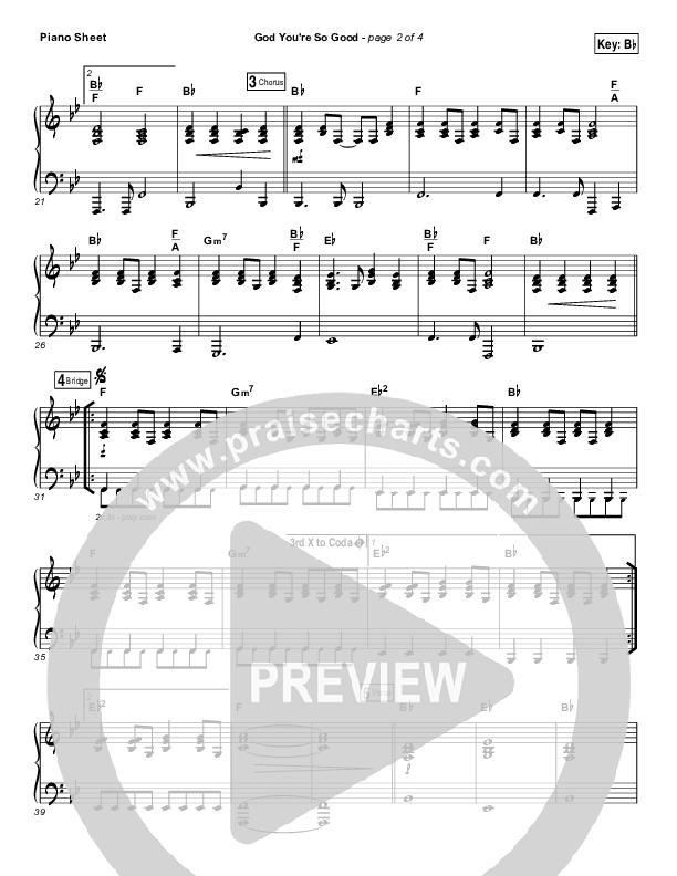 God You're So Good (Choral Anthem SATB) Piano Sheet (Passion / Arr. Luke Gambill)