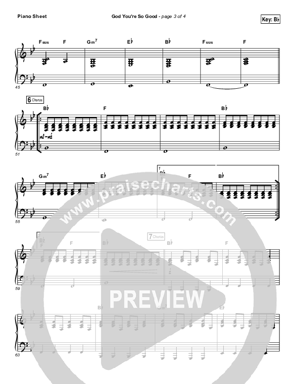 God You're So Good (Choral Anthem SATB) Piano Sheet (Passion / Arr. Luke Gambill)