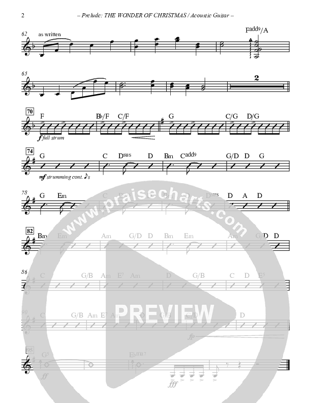 Prelude The Wonder Of Christmas (Instrumental) Acoustic Guitar (Paul Campbell)