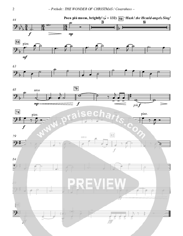Prelude The Wonder Of Christmas (Instrumental) Contrabass (Paul Campbell)
