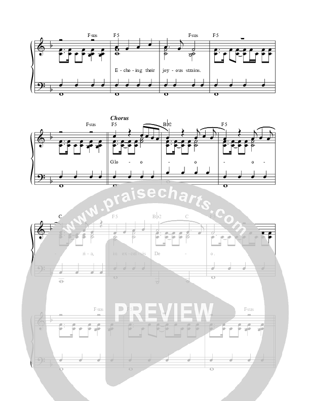Angels We Have Heard On High/Hark The Herald Angels Sing Choir Sheet (SATB) (Darlene Zschech / HopeUC)