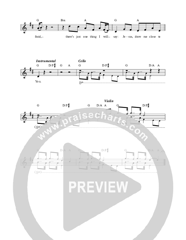 Draw Me Close Lead Sheet (Ben & Noelle Kilgore)