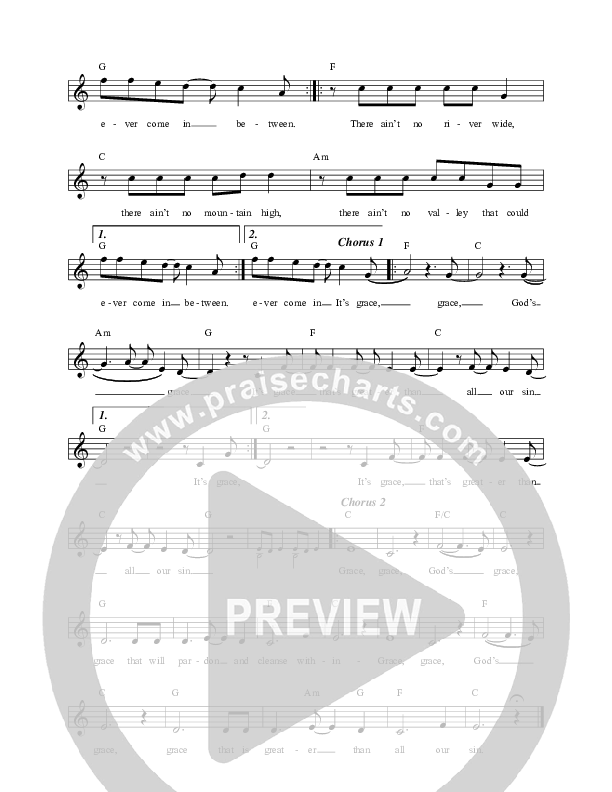 Grace Grace Lead Sheet (Ben & Noelle Kilgore)