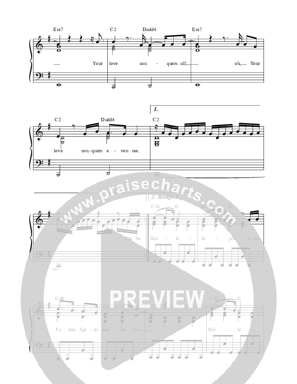 Love Conquers All Choir Sheet (SATB) (Ben & Noelle Kilgore)