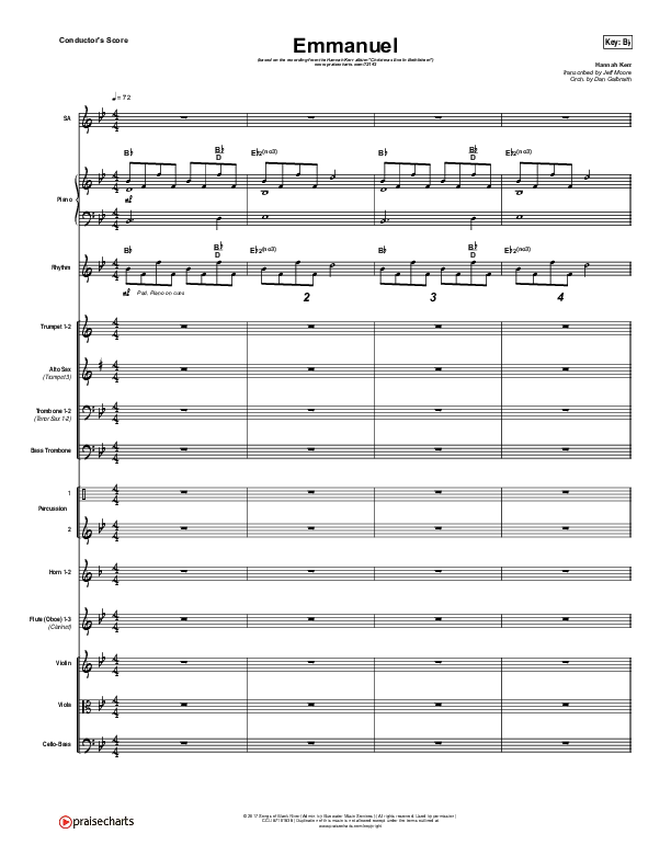 Emmanuel Conductor's Score (Hannah Kerr)