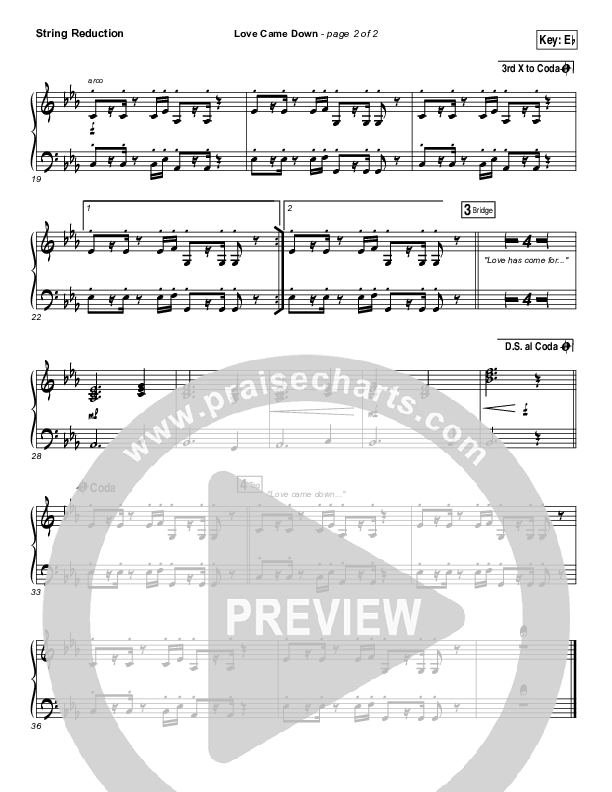 Love Came Down Synth Strings (Kim Walker-Smith)