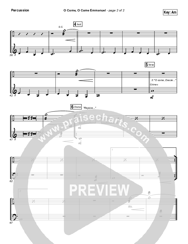 O Come O Come Emmanuel Percussion (Lauren Daigle)