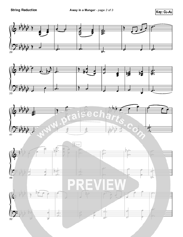 Away In A Manger String Pack (Lauren Daigle)