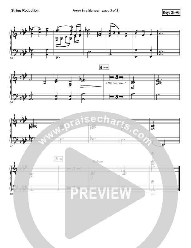 Away In A Manger String Pack (Lauren Daigle)