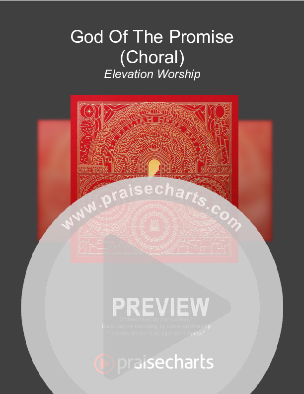 God Of The Promise (Choral Anthem SATB) Orchestration (Elevation Worship / Arr. Luke Gambill)