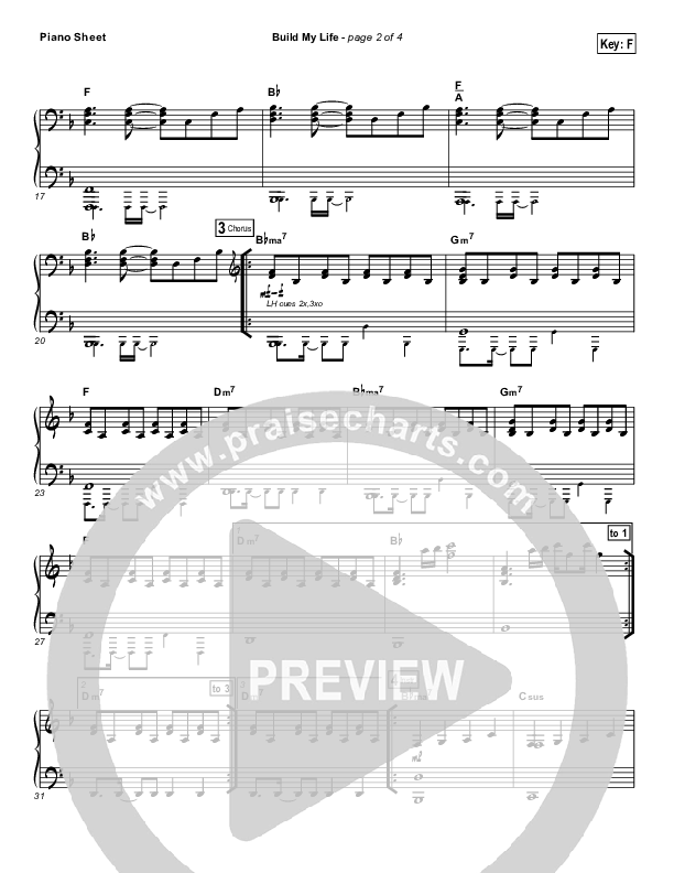 Build My Life (Choral Anthem SATB) Piano Sheet (Passion / Brett Younker / Arr. Luke Gambill)