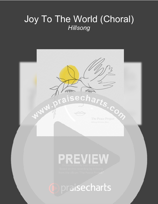 Joy To The World (Choral Anthem SATB) Orchestration (Hillsong Worship / Arr. Luke Gambill)