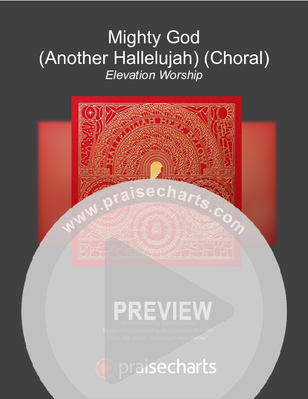 Mighty God (Another Hallelujah) (Choral Anthem SATB) Cover Sheet (Elevation Worship / Arr. Luke Gambill)