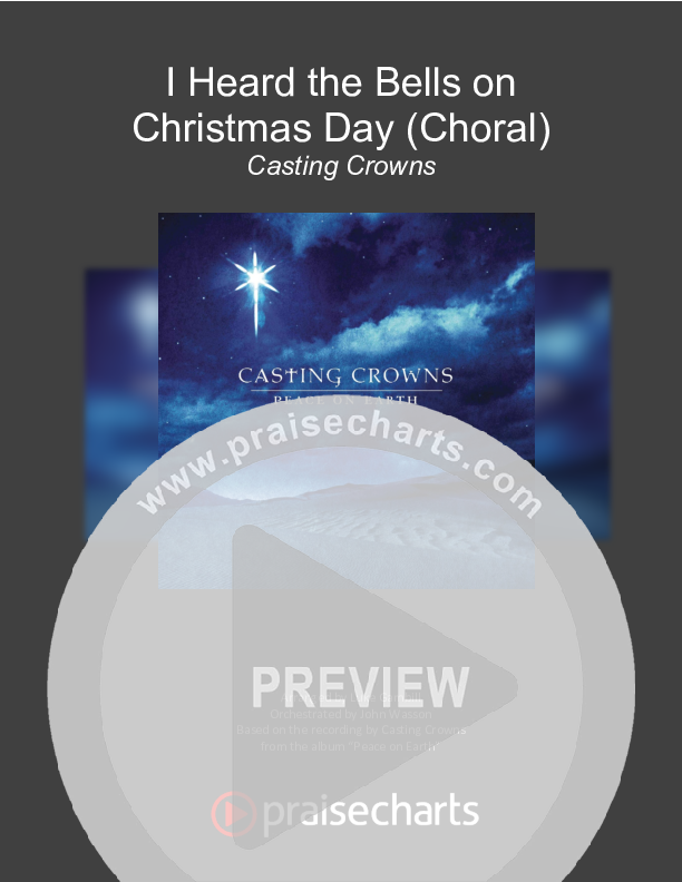 I Heard The Bells On Christmas Day (Choral Anthem SATB) Orchestration (Casting Crowns / PraiseCharts Choral / Arr. Luke Gambill)