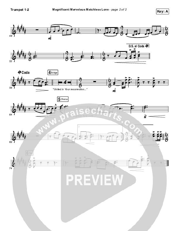 Magnificent Marvelous Matchless Love Trumpet 1,2 (Keith & Kristyn Getty)