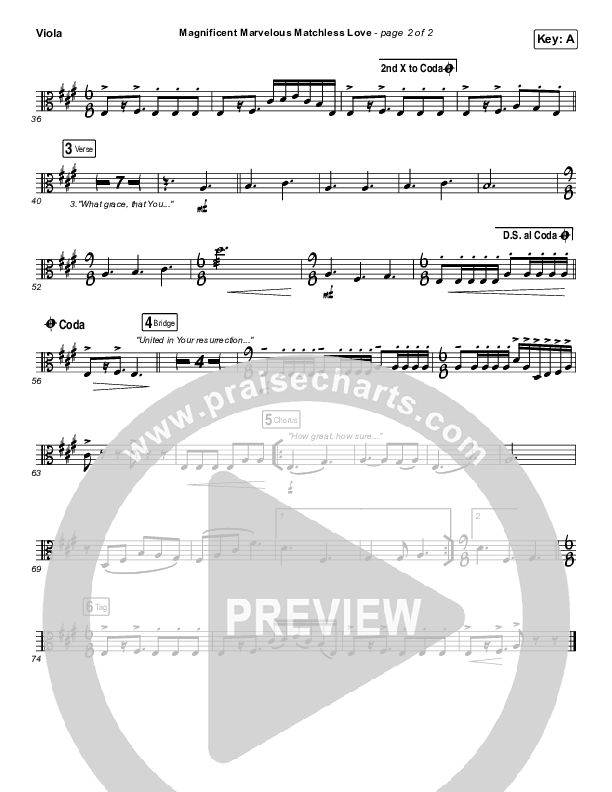 Magnificent Marvelous Matchless Love Viola (Keith & Kristyn Getty)