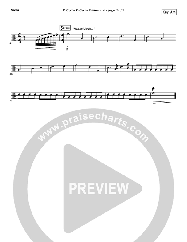 O Come O Come Emmanuel Viola (Hannah Kerr)