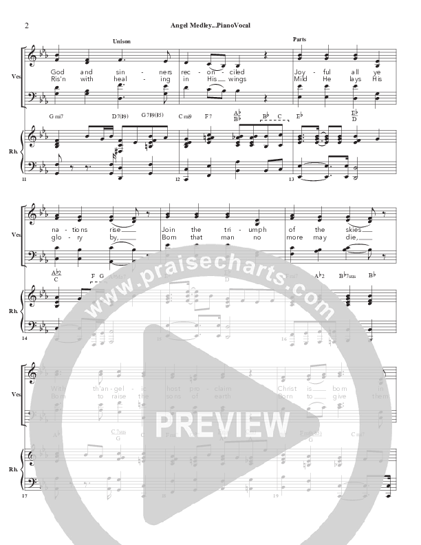 Angels Medley Piano/Vocal (Chris Emert)