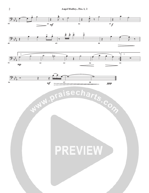 Angels Medley Trombone 1/2 (Chris Emert)