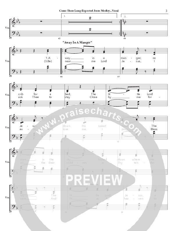 Come Thou Long Expected Jesus Choir Sheet (SATB) (Chris Emert)