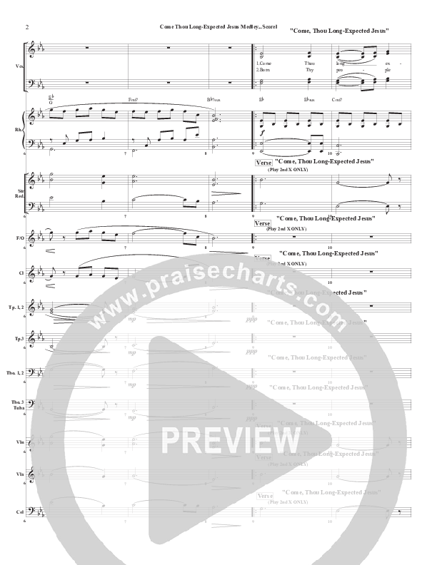 Come Thou Long Expected Jesus Orchestration (Chris Emert)