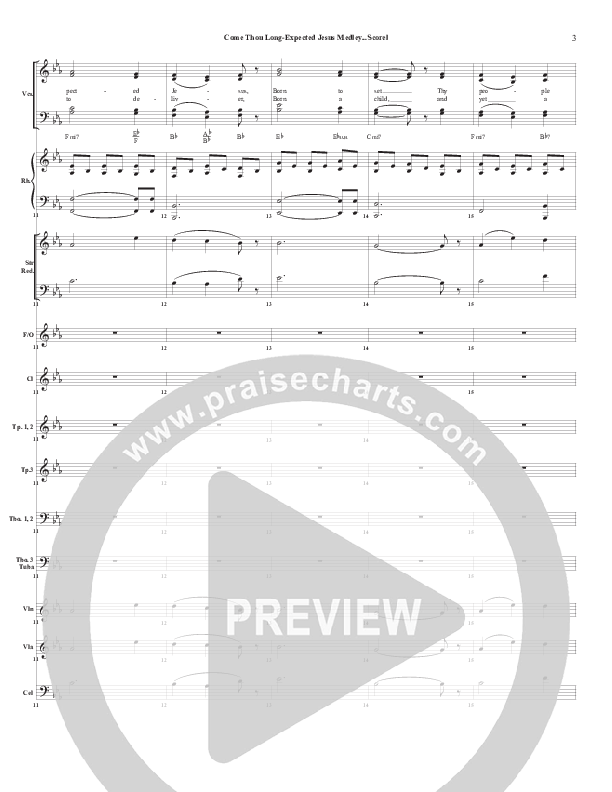 Come Thou Long Expected Jesus Orchestration (Chris Emert)