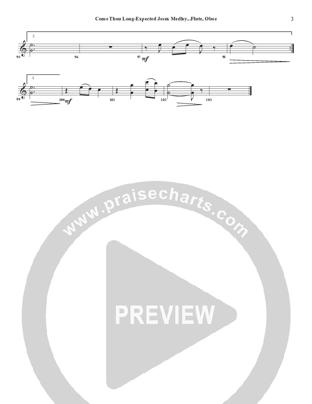 Come Thou Long Expected Jesus Flute/Oboe (Chris Emert)