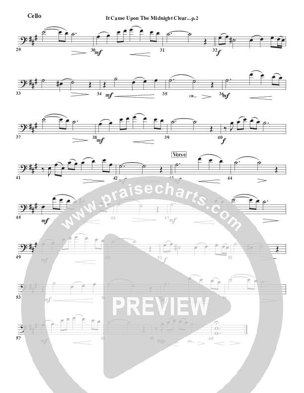 It Came Upon A Midnight Clear Cello (Chris Emert)