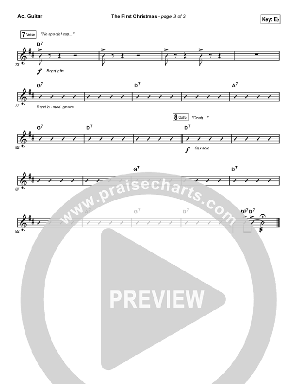 The First Christmas Acoustic Guitar (Tenth Avenue North / Zach Williams)