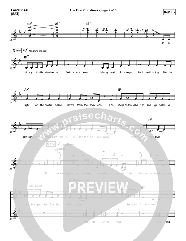 The First Christmas Piano/Vocal Pack (Tenth Avenue North / Zach Williams)