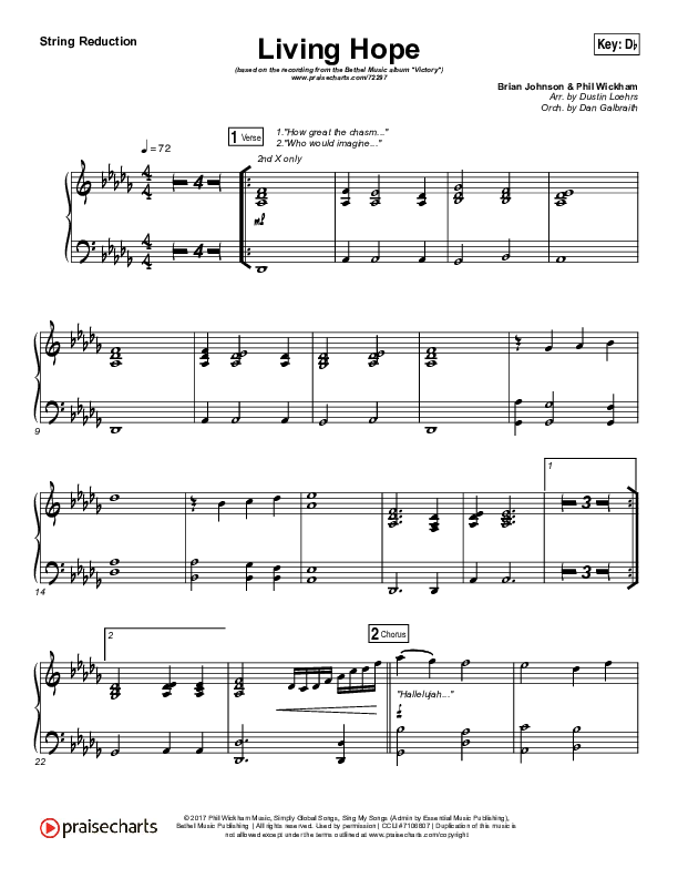 Living Hope Synth Strings (Bethel Music / Brian Johnson / Jenn Johnson)
