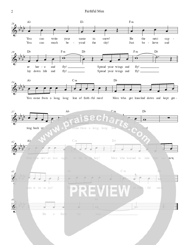 Faithful Men Lead & Piano (Dennis Jernigan)