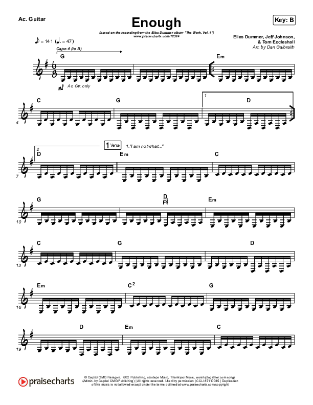 Enough Acoustic Guitar (Elias Dummer)