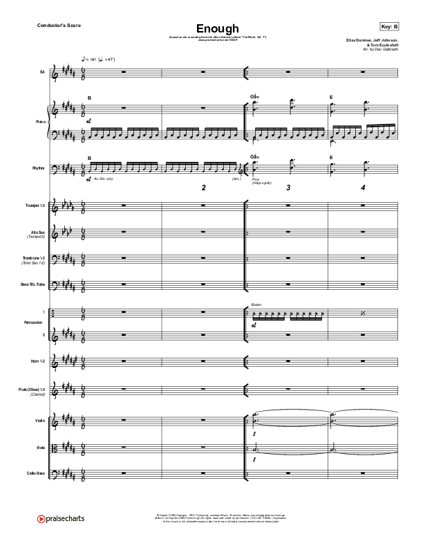 Enough Conductor's Score (Elias Dummer)