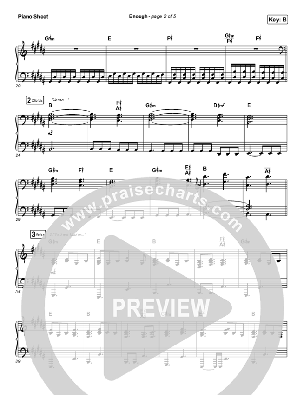 Enough Piano Sheet (Elias Dummer)