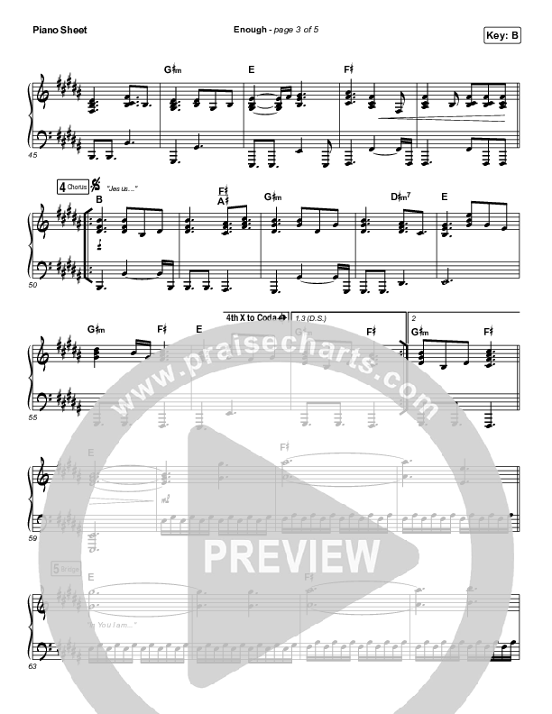 Enough Piano Sheet (Elias Dummer)