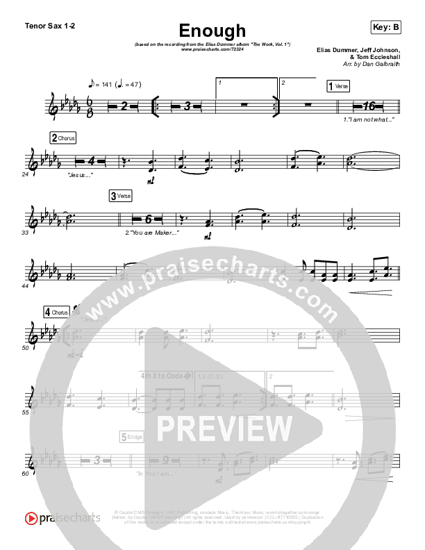 Enough Tenor Sax 1/2 (Elias Dummer)