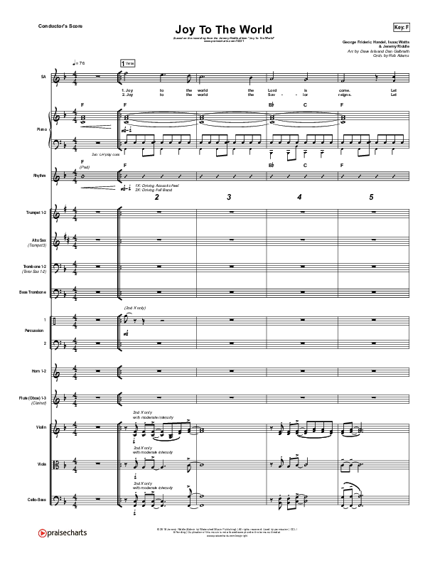 Joy To The World (Live) Orchestration (Jeremy Riddle)