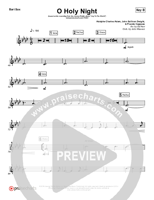 O Holy Night (Live) Bari Sax (Jeremy Riddle)