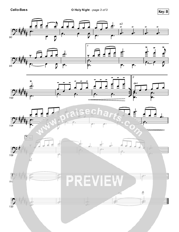 O Holy Night (Live) Cello/Bass (Jeremy Riddle)