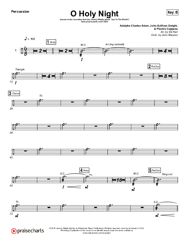 O Holy Night (Live) Percussion (Jeremy Riddle)