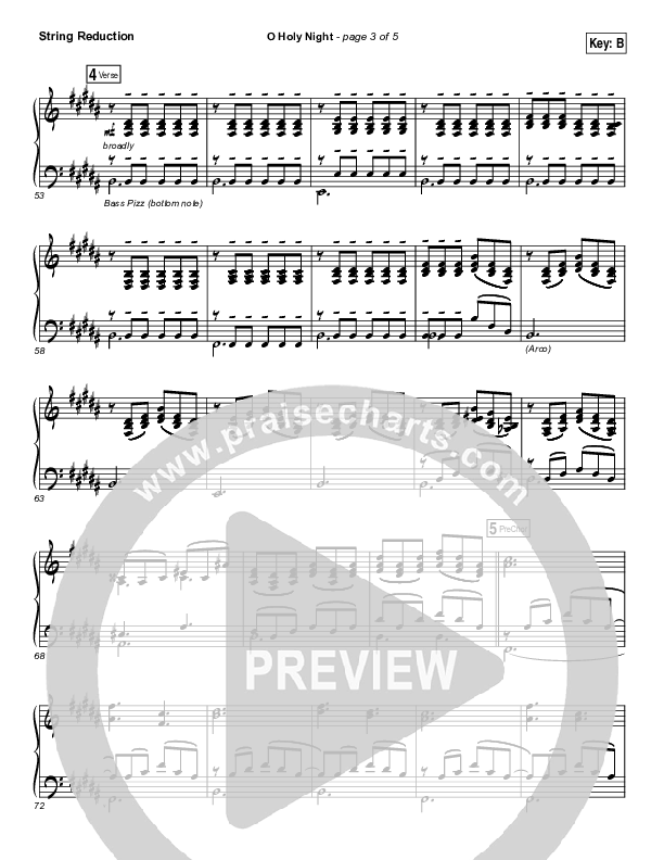 O Holy Night (Live) String Pack (Jeremy Riddle)